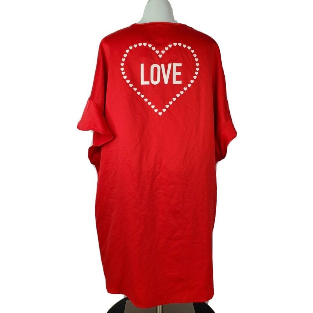 Victoria Secret Satin Red “LOVE” Robe - Picture 3 of 12